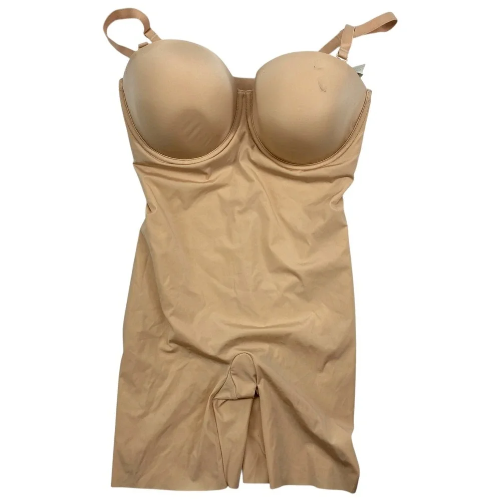 Wacoal Red Carpet Strapless‎ Shapewear Bodysuit Firm Control 40DD Nude Tags